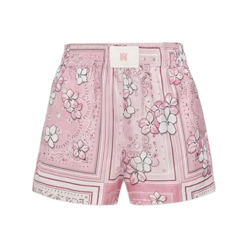 AMIRI FW24 Повседневные шорты Женские Фламинго Розовый