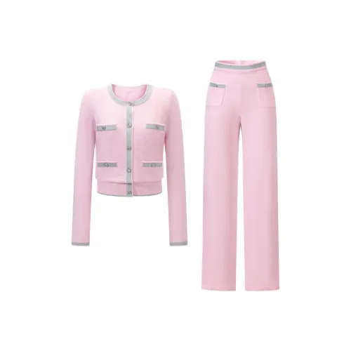 CHICHY CHICHY Size Sister Series Повседневный костюм женский светло-розовый