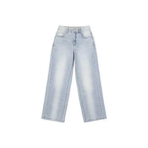 Lee совместный бренд SS25 Джинсы Женские Светло-Синий