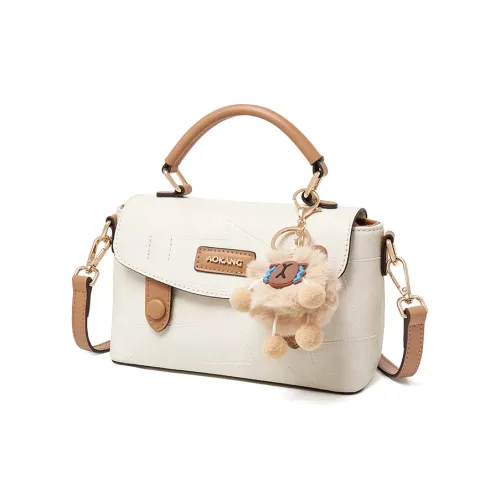 AOKANG Полиуретановая кожа Маленькая квадратная сумка Курьерская сумка Одно плечо Через плечо Подмышечный Сумка Обычный