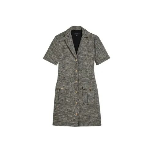 Ted Baker Black Женские Короткие Платья с Рукавами