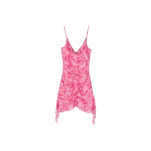 Misbhv SS24 Slip Платье Женское Розовое