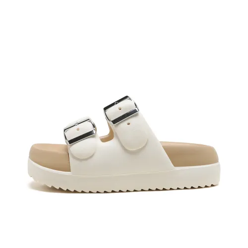 JEEP ЭВА Слипоны Женские Белые Коричневые