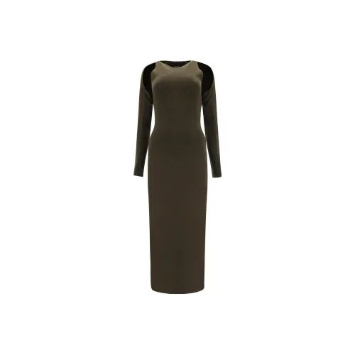 TF FW22 Длинное платье с длинными рукавами женское