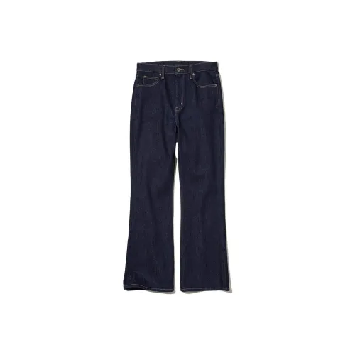 UNIQLO Темно-синие Женские Джинсы