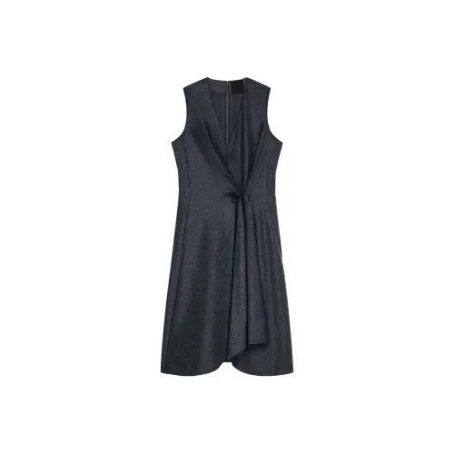 GIVENCHY FW23 Без рукавов Платье Женское Серое