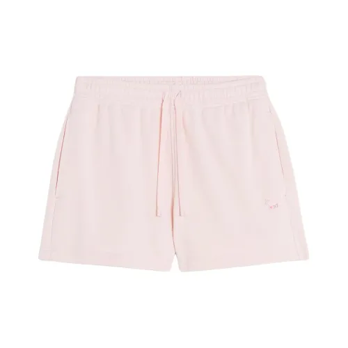 Maison Kitsune SS25 Повседневные шорты Женские Розовая вода