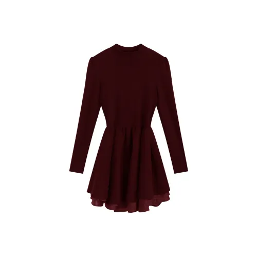 ETSE Длинное платье с длинными рукавами женское