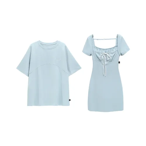 Tryforlove Комплект для пары Женская Небесно-голубая