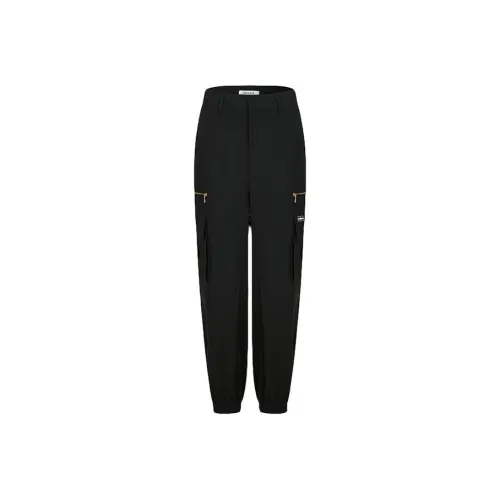 DEGAIA Карго Брюки Женские Черные