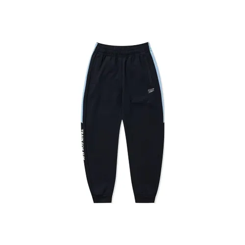 QIAODAN Вязаные спортивные брюки женские черный фарфоровый серый синий