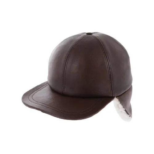 DIOR Овечья кожа Шапки и Кепки Унисекс Коричневый