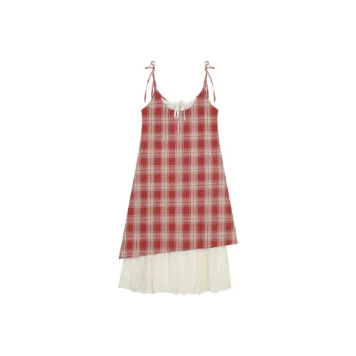 DATIANXIN Slip Платье Женское Красное