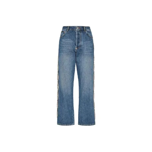 PHILIPP PLEIN Синие Женские Джинсы