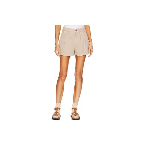 FREE PEOPLE Повседневные шорты женские абрикосового цвета