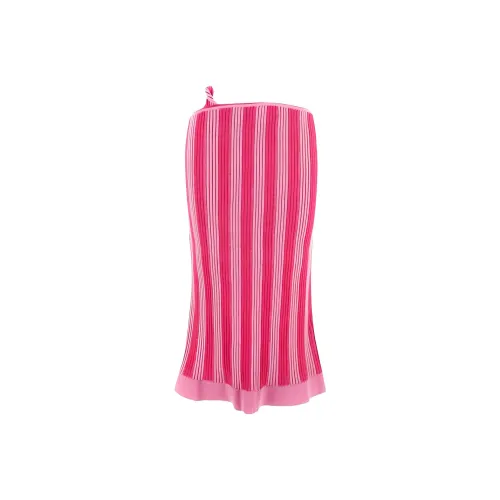 Jacquemus Розовые Женские Повседневные Длинные Юбки