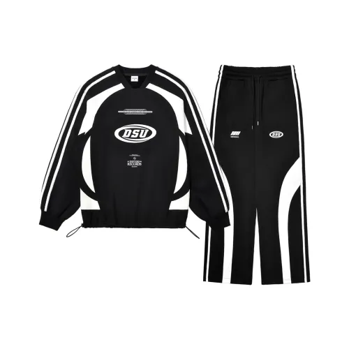 DESSUU Худи и Свитшоты с флисовой подкладкой комплект для женщин черный