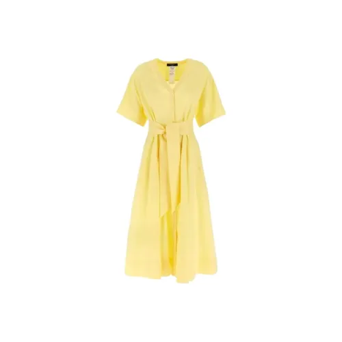 WEEKEND MaxMara Короткий рукав Платье Женское Желтое