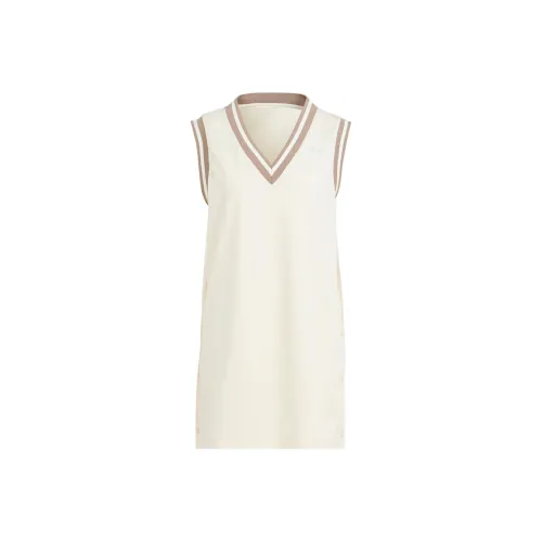 Adidas Originals Sleeveless Dress Женское Белое