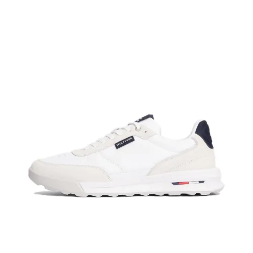 Tommy Hilfiger TRAINERS Низкий Топ Повседневная Обувь Мужская Белая