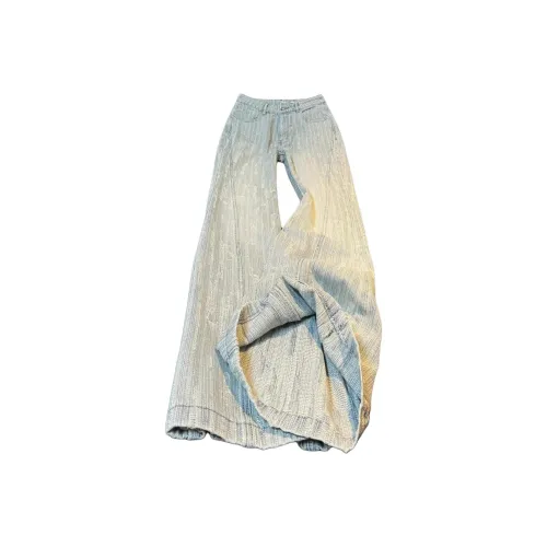 MENING Джинсы Женские Светло-Синий