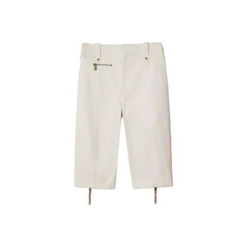 Burberry SS25 Повседневные шорты Женские Кварц Белый