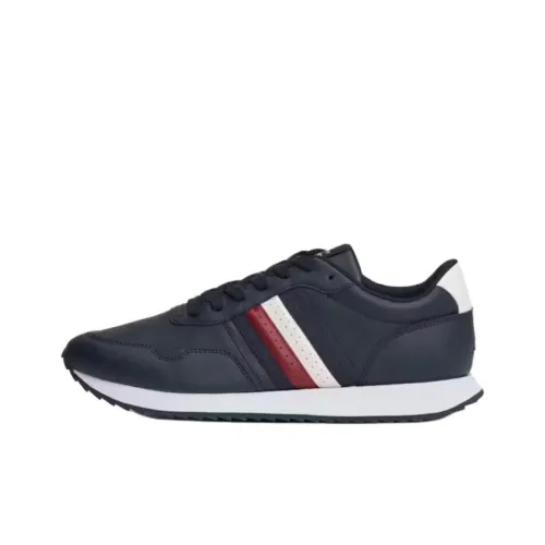 Tommy Hilfiger TRAINERS Низкий Топ Повседневная Обувь Мужская Темно-Синий