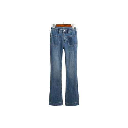 RANYUCHUN Blue Women's Jeans RANYUCHUN Синий Женские Джинсы