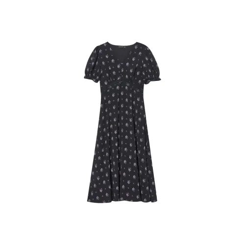 WESTLINK Короткое платье с короткими рукавами женское черное