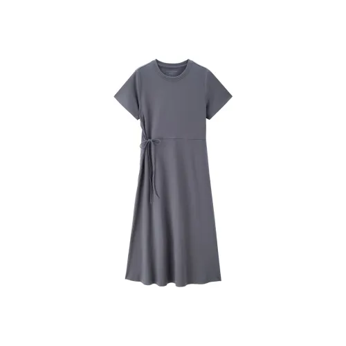 Giordano Короткий рукав Платье Женское