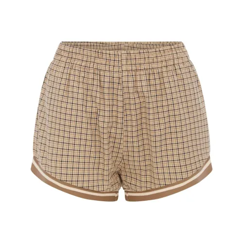 WITH JEAN FW24 Rudi Шорты Повседневные шорты Женские Check Клетчатый