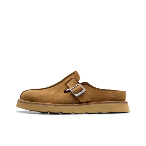 Clarks Домашние тапочки Темно-коричневый 261808817 Мужской