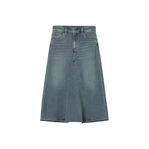 Levi's Деним Длинная Юбка Женская Синяя