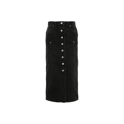 ISABEL MARANT Denim Длинная Юбка Женская Черная
