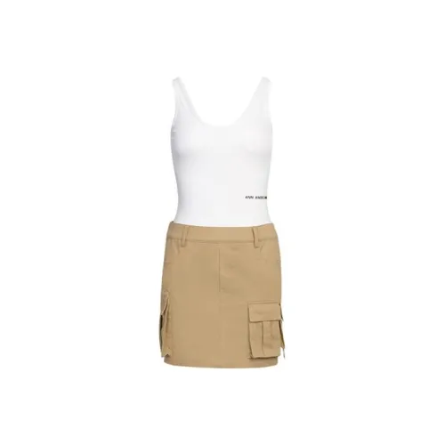 ANN ANDELMAN Slip Платье Женское Хаки