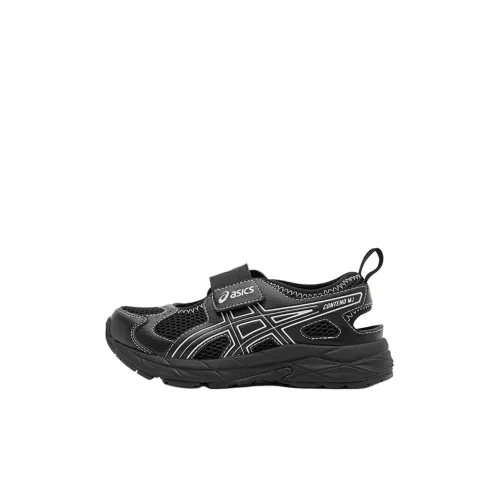 Asics RUNNING KIDS CONTEND Series Низкий Топ Детские Сандалии Черные Детские