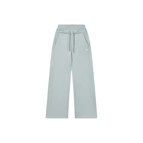 FILA Вязаные тренировочные брюки женские CHAOS серо-зеленые