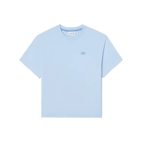 LACOSTE Светло-синие Женские футболки