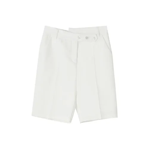 Omont Повседневные шорты Женские Белые