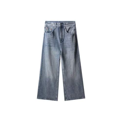 Water Embraces The Galaxy. Джинсы Женские Светло-Синий