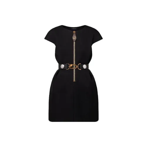 LOUIS VUITTON FW23 Короткий рукав Платье Женское Черное