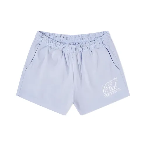 SPORTY & RICH Фиолетовые Женские Повседневные Шорты