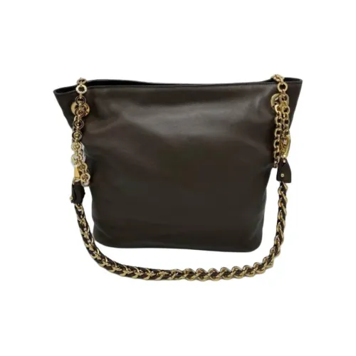 Ferragamo Цепочка Сумка-ведро Плечевая сумка Женская Коричневая