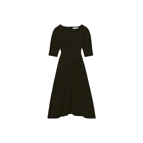 PROENZA SCHOULER Black Женские Короткие Платья с Рукавами