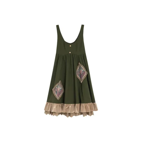 Snbl Зеленый Женские Слиплатья