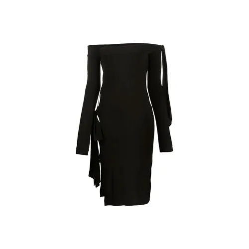 Rotate Black Женские Длинные Рукава Платья