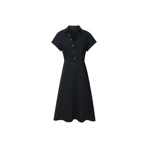 Firststation Black Женские Короткие Платья с Рукавами