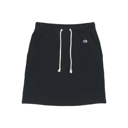 Champion Повседневные короткие юбки Японская версия Женская Черная