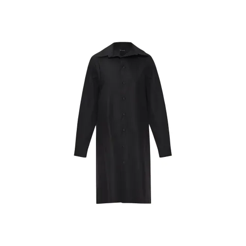 Balenciaga FW23 Пальто Стандартный крой Женское Черное