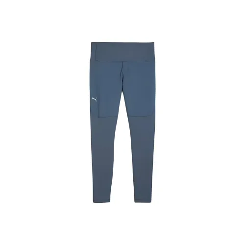 PUMA SEASONS Микрофлиса Тайтс Леггинсы Женские Небесно-Серый